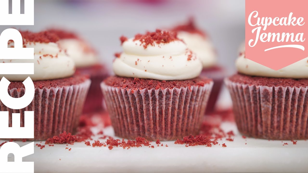 Gluten Free Red Velvet Cupcake Recipe & How-To | Cupcake Jemma