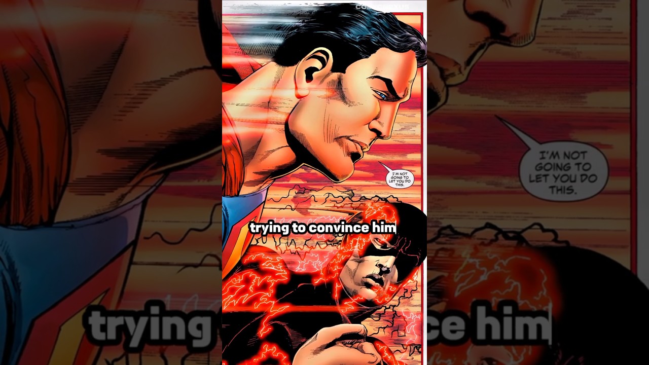 "Those were for charity, Clark." With one sentence, Flash humiliated Superman.