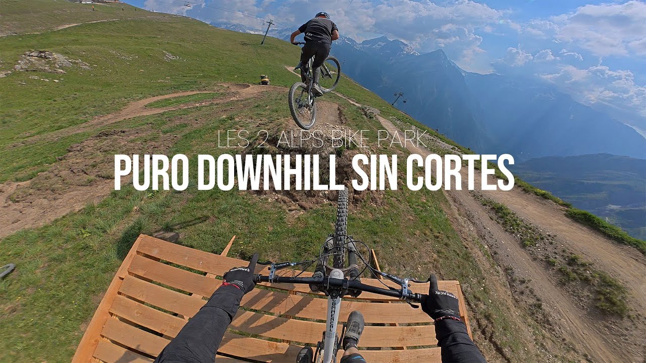 Casi todas las bajadas del Bike Park Les 2 Alpes parte 1