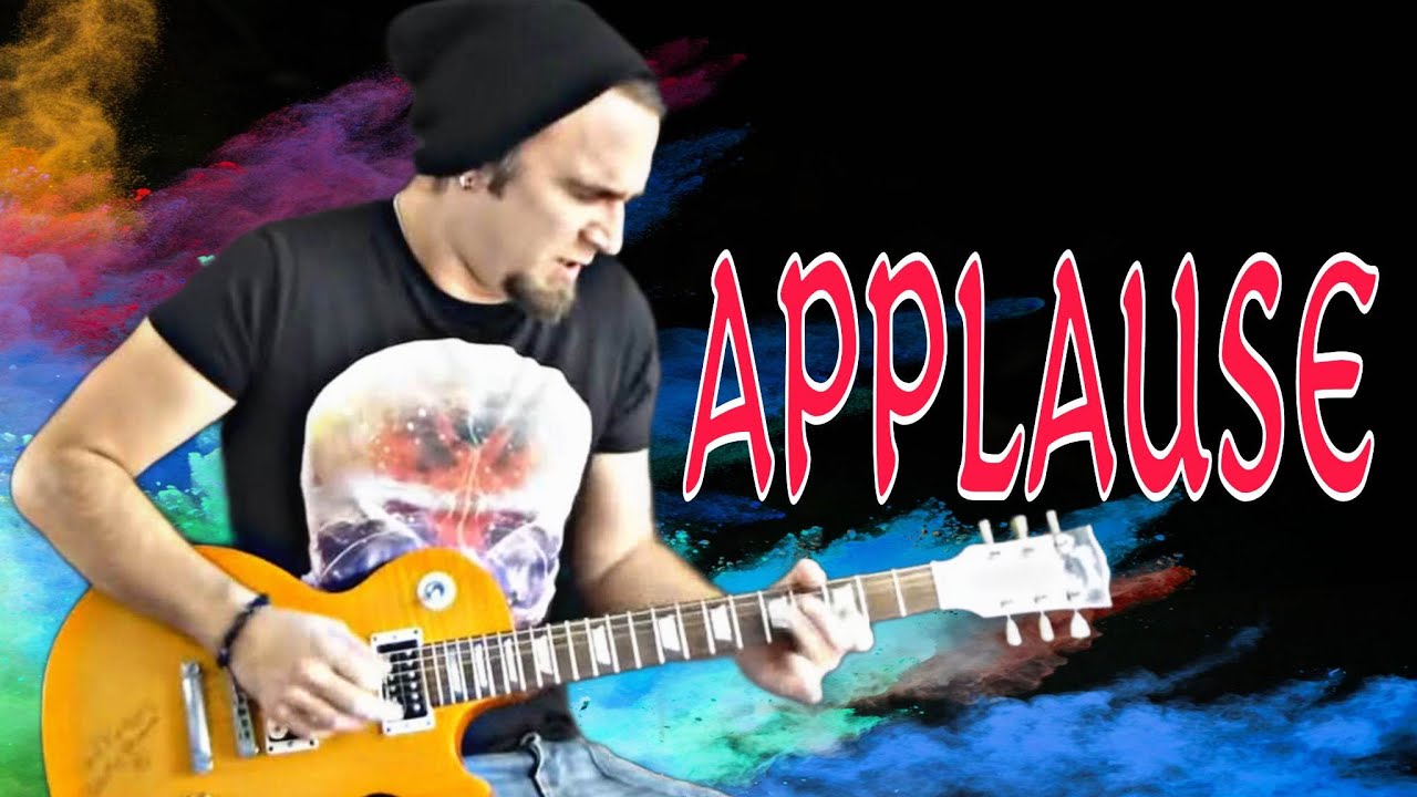 Lady Gaga - Applause - Instrumental Electric Guitar Cover - By Paul Hurley