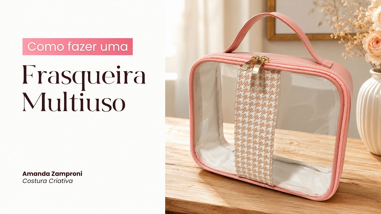 Frasqueira Multiuso em Sintético - Passo a Passo