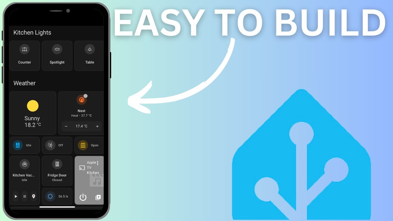Мобильная панель управления FIRST SIMPLE Home Assistant