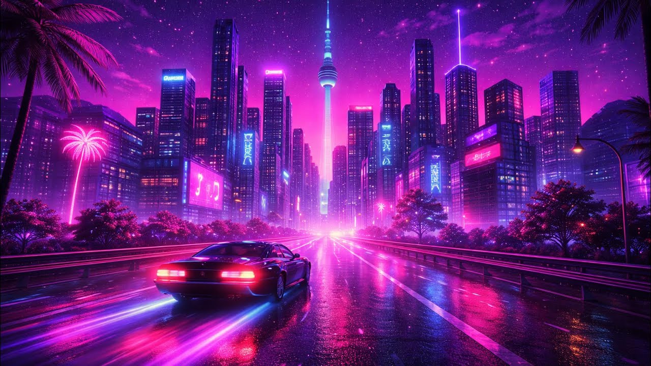 Neon Glow (Remastered) &ndash; RetroWave Synthwave Night Drive | Cyberpunk Music