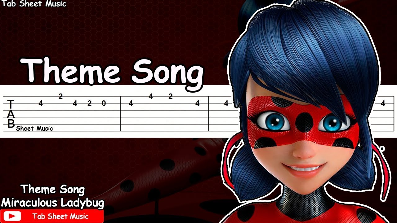 Miraculous Ladybug - Theme Song Guitar Tutorial