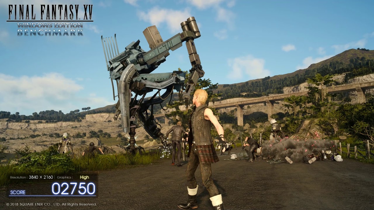 Final Fantasy XV Windows Edition Benchmark - GTX 1080 Ti