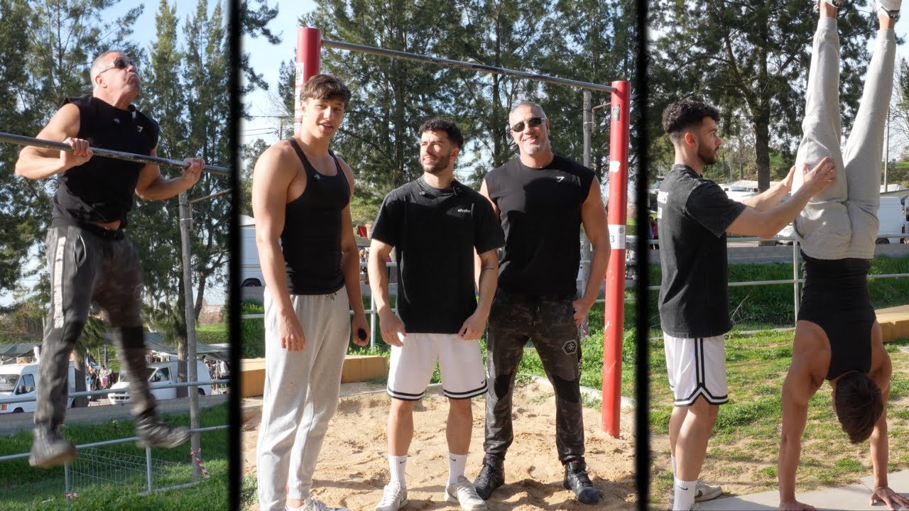 BODYBUILDERS EXPERIMENTAM CALISTENIA pela PRIMEIRA VEZ