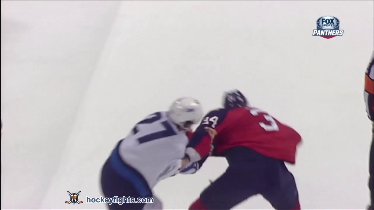 Eric Tangradi vs Nolan Yonkman Mar 8, 2013