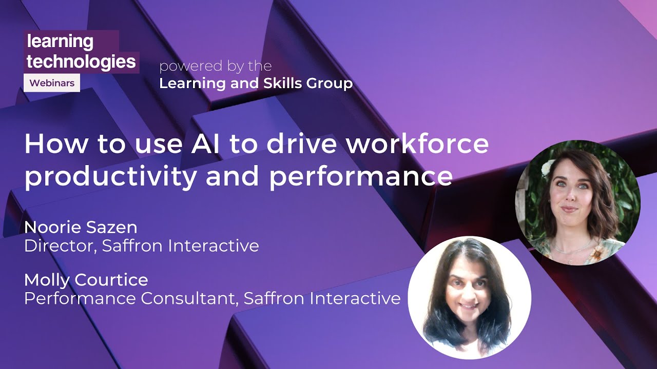 How to use AI to drive workforce productivity and performance