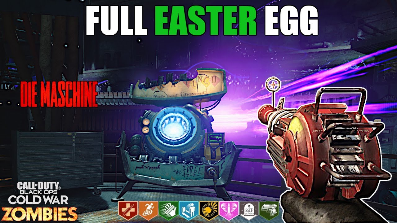 FULL SOLO DIE MASCHINE EASTER EGG! COLD WAR ZOMBIES EE 2023
