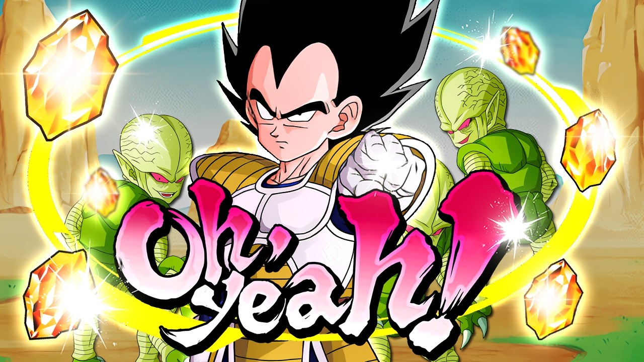 SUMMONING UNTIL DOKKANFEST VEGETA + NAPPA IS RAINBOW!! (Dokkan Battle)