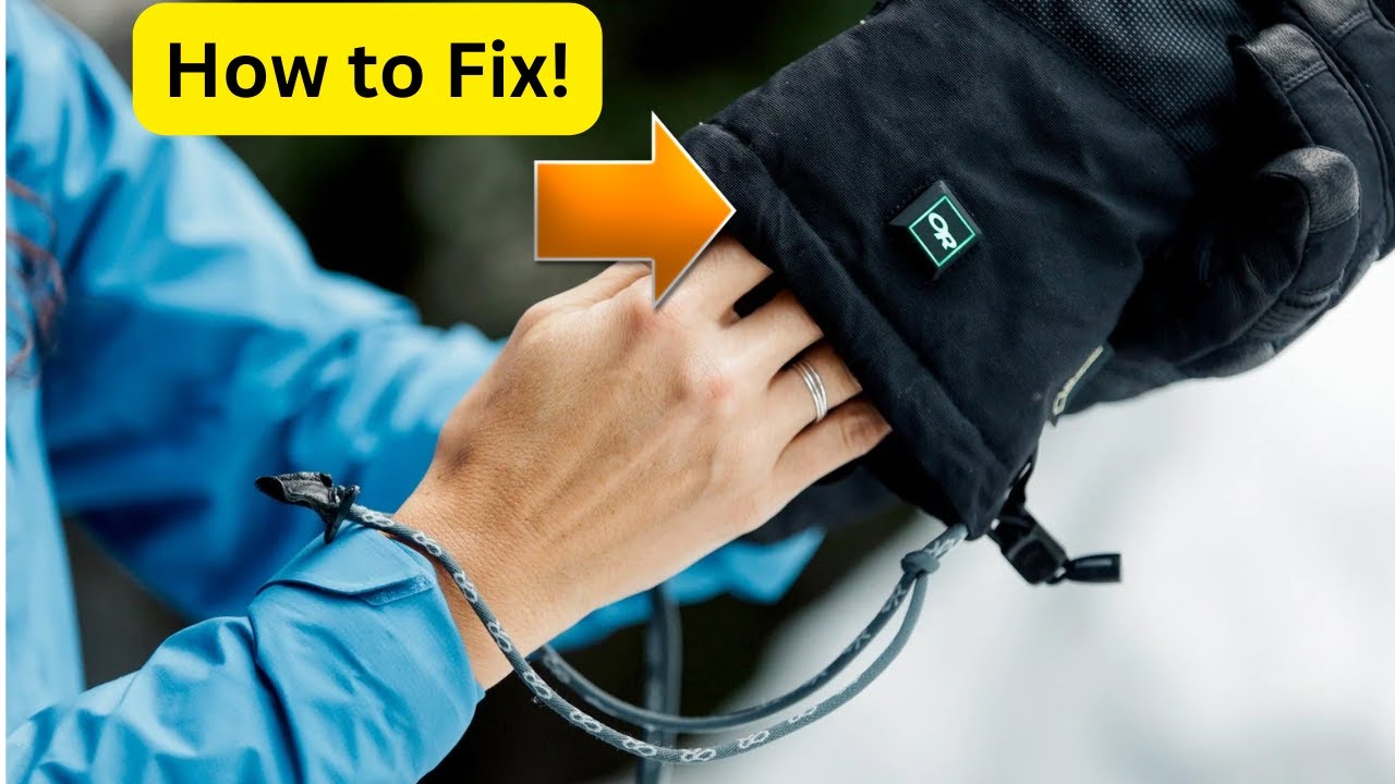 Heated Gloves not staying on! For Motorcycle fix.