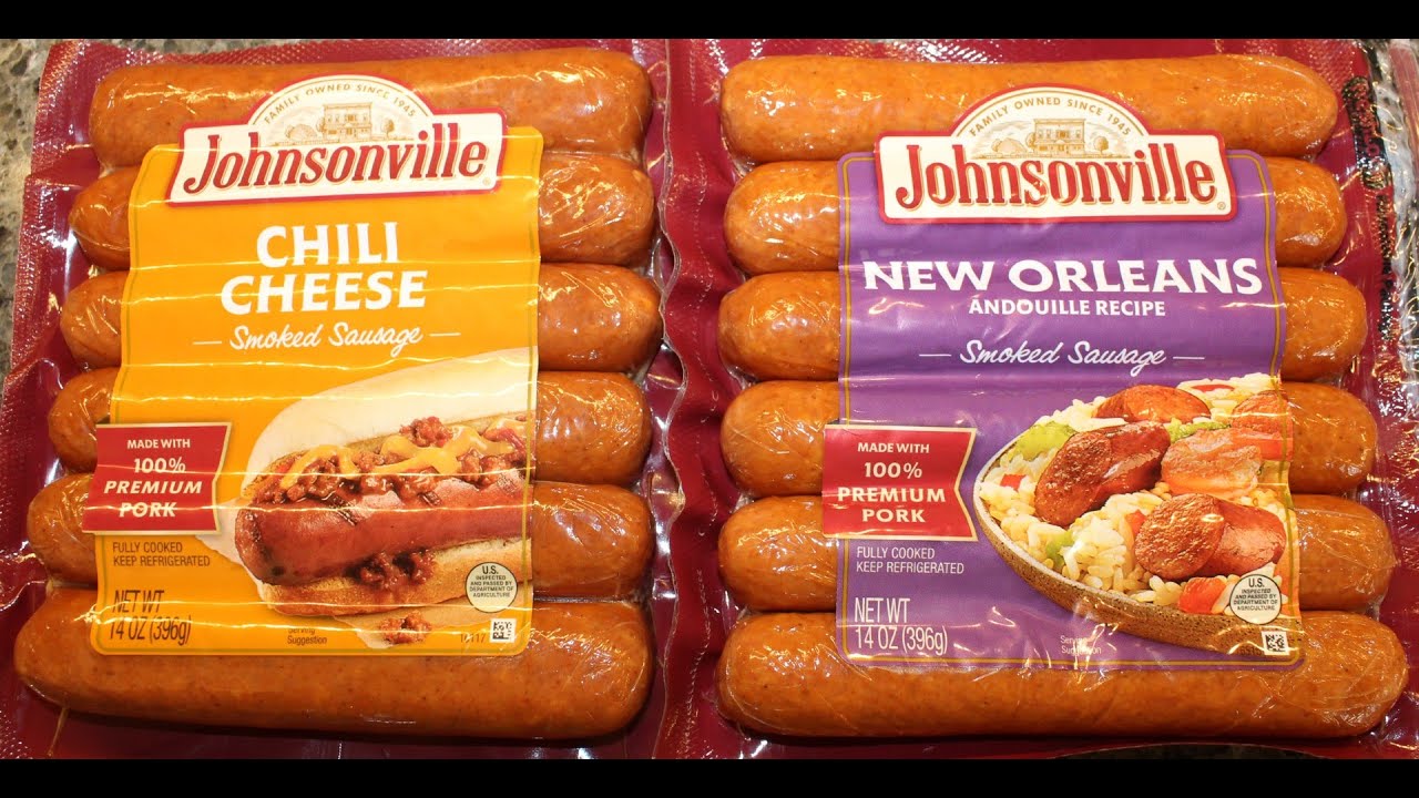 Johnsonville Smoked Sausage: Chili Cheese & New Orleans Andouille Recipe Review