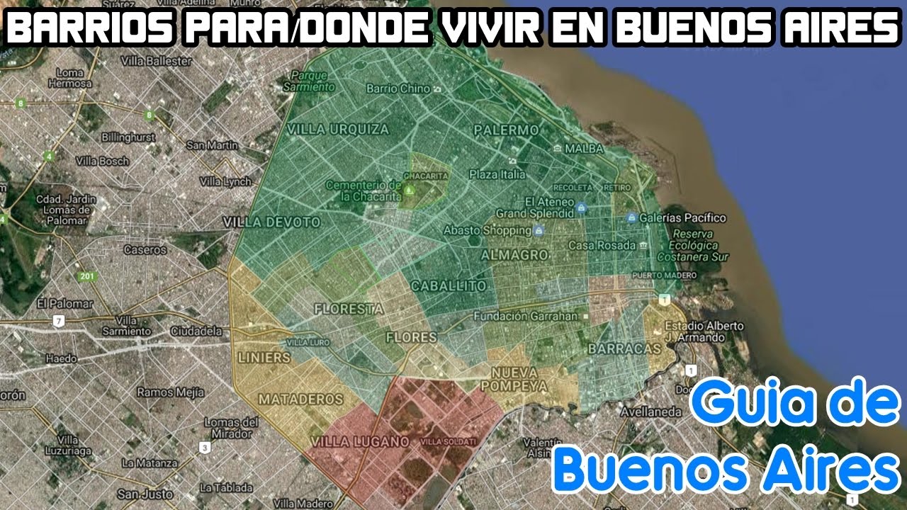 Barrios para/donde vivir en Buenos Aires (Si no eres Argentino)