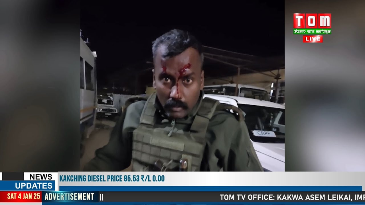 KANGPOKPI: COTU GI STRIKE TA SP MANOJ PRABHAKAR SOKKHRE, POLICE KI GARI KAYA THUGAIKHRE