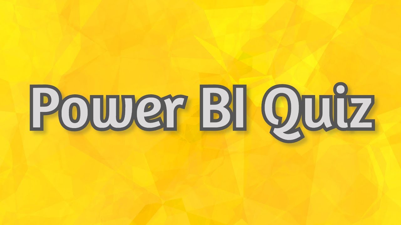 Power BI Quiz with Mathias Halkjær Petersen