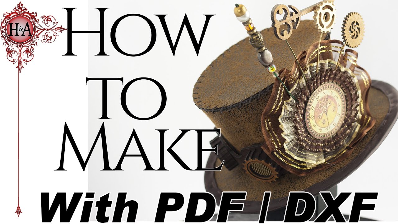 Easy Make Mini Top Hat Tutorial, Professional Finish For Cosplay Burlesque, Larp and Steampunk