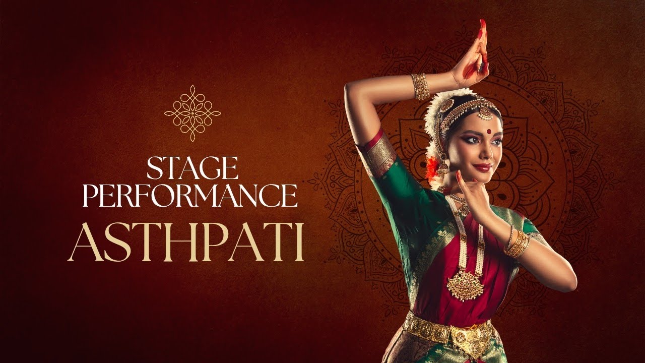 Kathak Ashtapadi | Krishna Leela Stage Performance | 8 Dancers Group Presentation |
