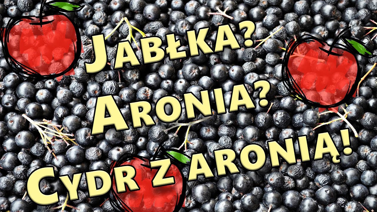 A gdyby tak zrobić cydr z dodatkiem aronii