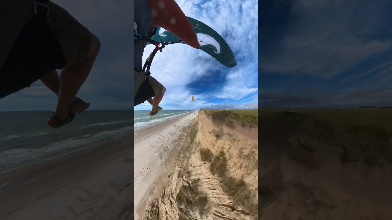#moustache and #L&oslash;kken is #crazy 🤩 #paragliding #gleitschirm #travel #danmark