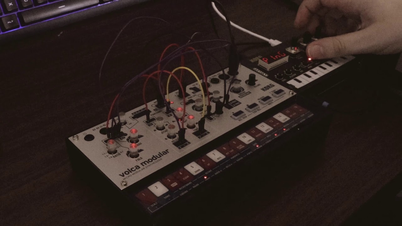 Korg Volca Modular Improvised Session - Ghuul Dark Ambient Drone using Volca Modular + Korg NTS-1