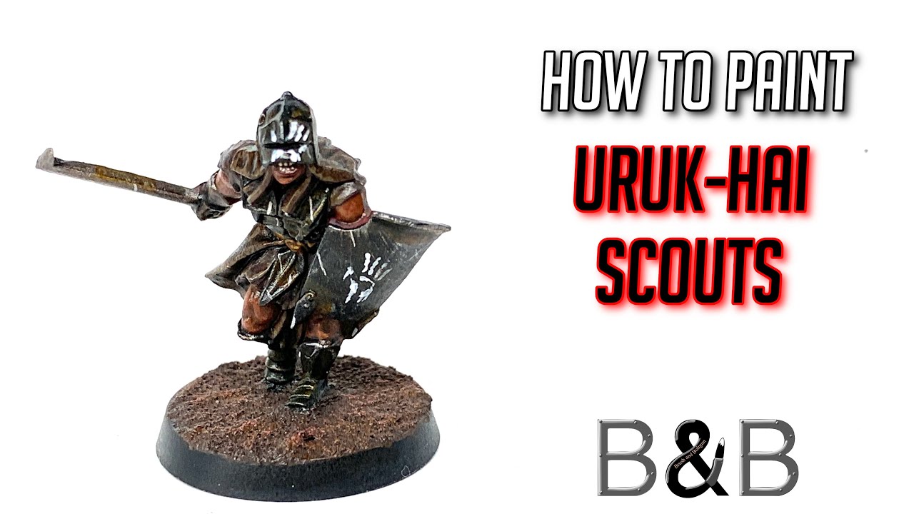 How to paint Uruk-Hai Scouts