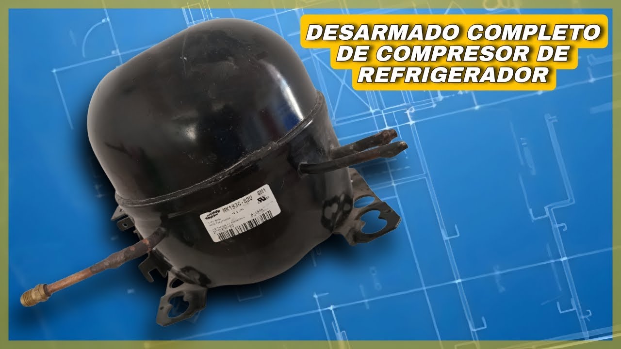 COMO DESARMAR UN COMPRESOR DE REFRIGERADOR / ESTO TIENE ADENTRO