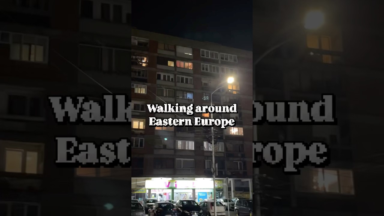 Walking Around Eastern Europe #easterneurope #shorts #nostalgia #travel #winter #slavic #explore