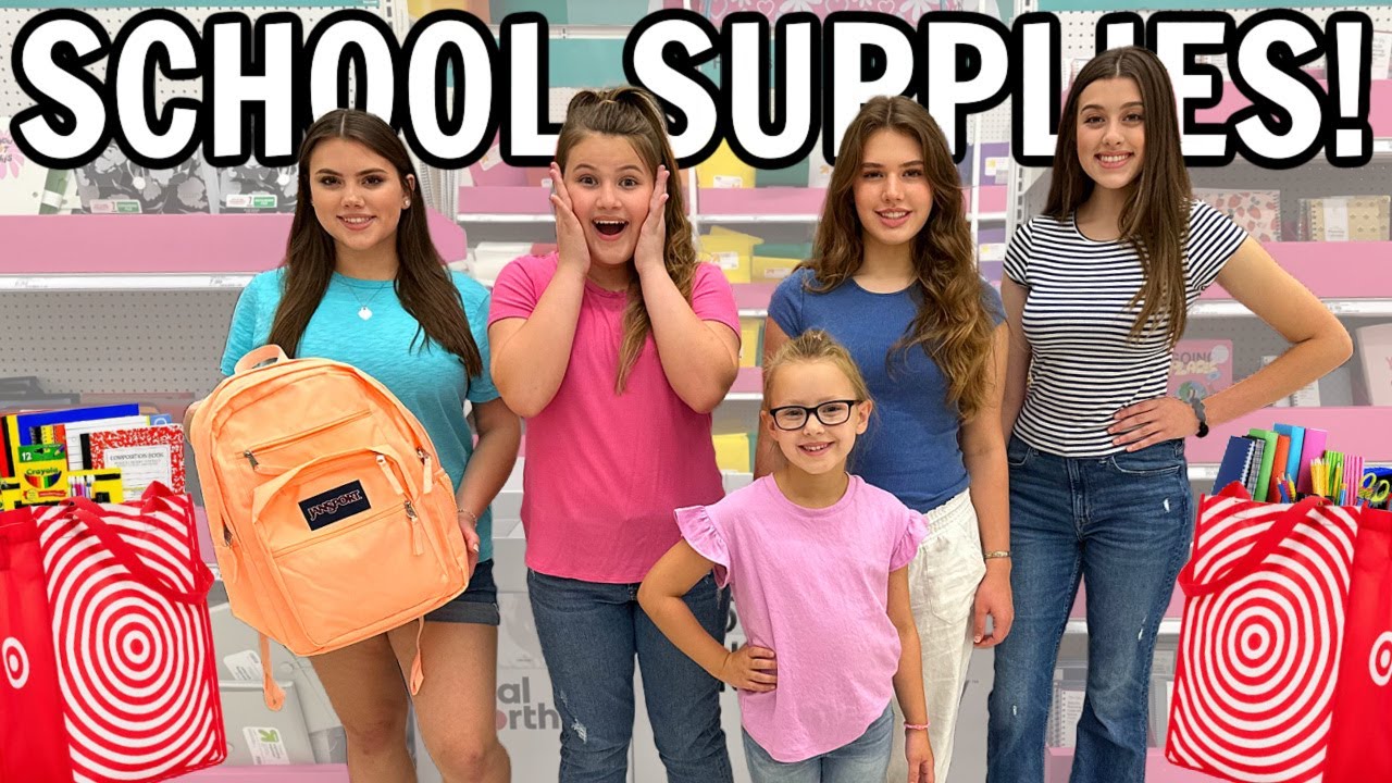 BACK TO SCHOOL SUPPLiES SHOPPiNG w/ MY 6 KiDS for 2024!