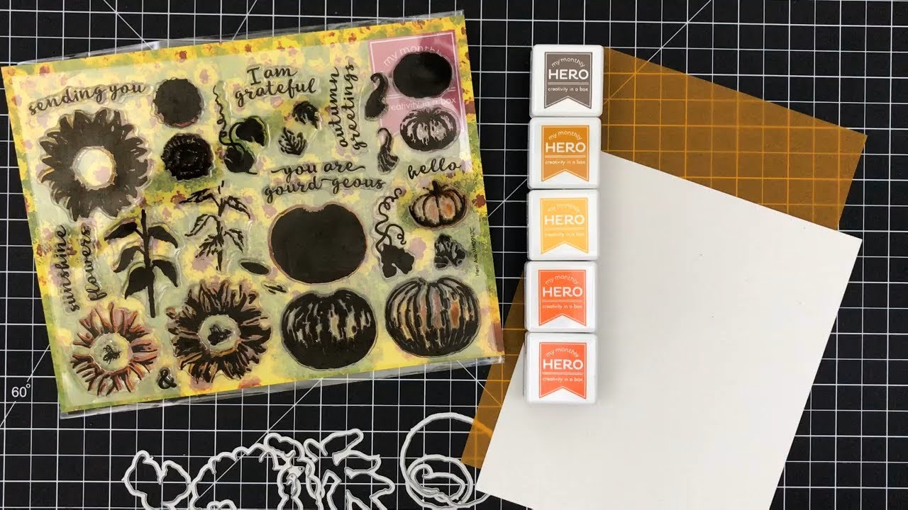 10 Cards - 1 Kit | Hero Arts Monthly Card Kit September 2017 | Part 2
