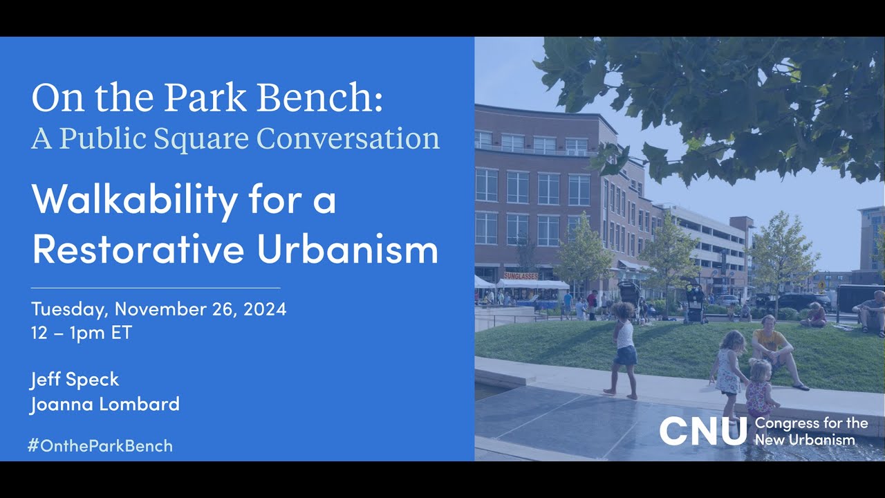 Walkability for a Restorative Urbanism