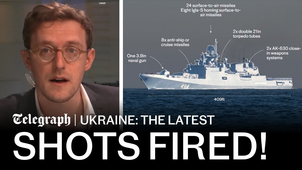 Russian warship fires shots at boat in English Channel | Russia-Ukraine latest war news