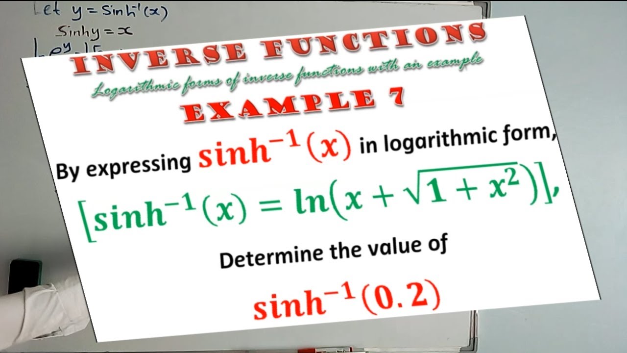 Logarithmic Forms of Inverse Functions