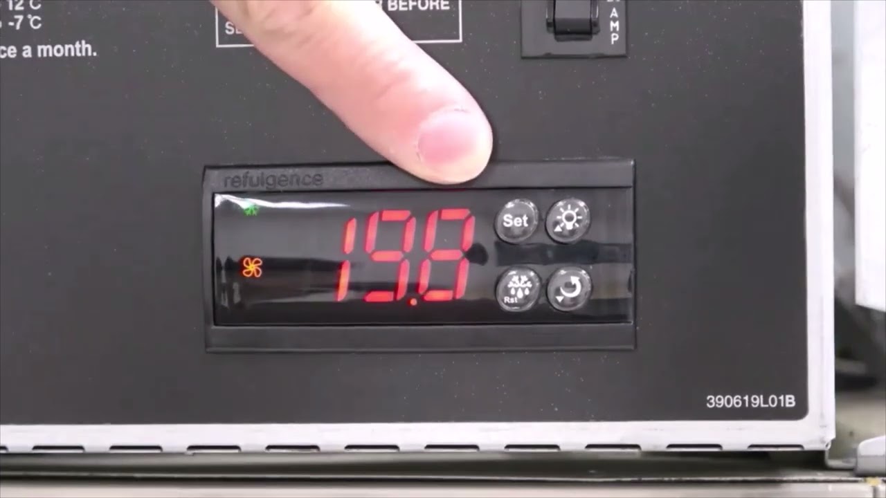 Hướng dẫn cách cài đặt nhiệt độ tủ lạnh Hoshizaki How to setting temperature of Hoshizaki Fridge