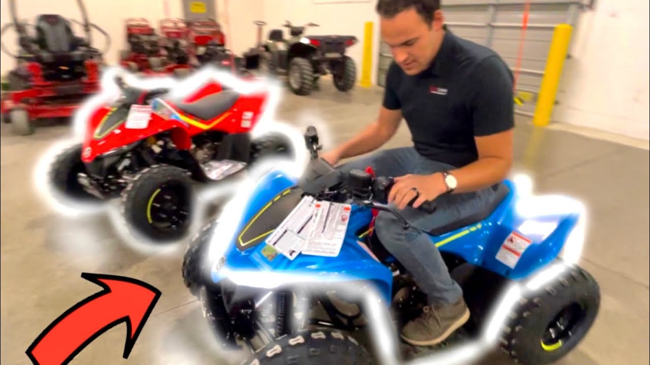 Brand New Cfmoto Cforce 110 Youth ATV Walk Around