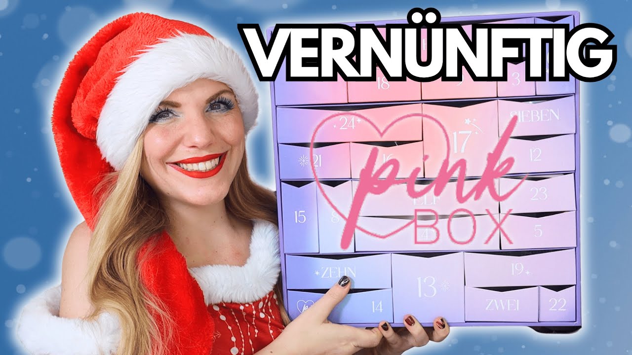 PINKBOX Adventskalender 2025 Inhalt Unboxing