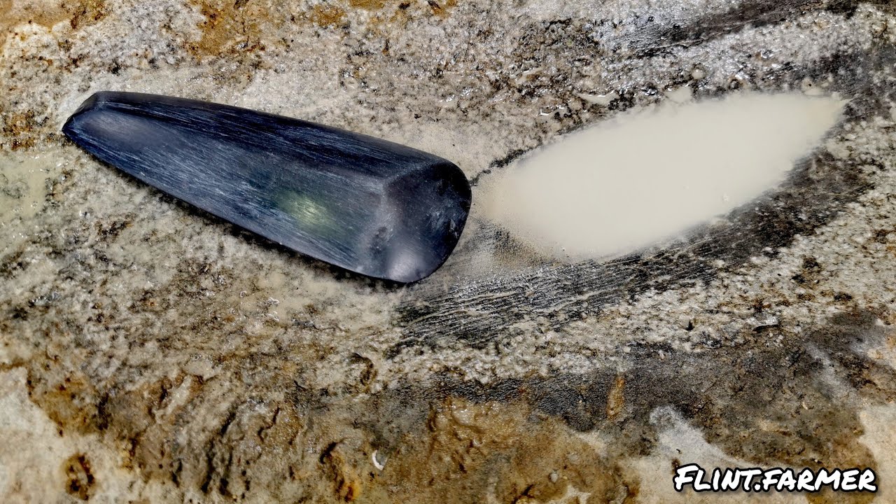 Making a Neolithic polished axe. *EPISODE 19*   (65-70 hours of grinding).