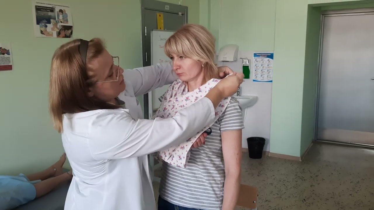Наложение косыночной повязки