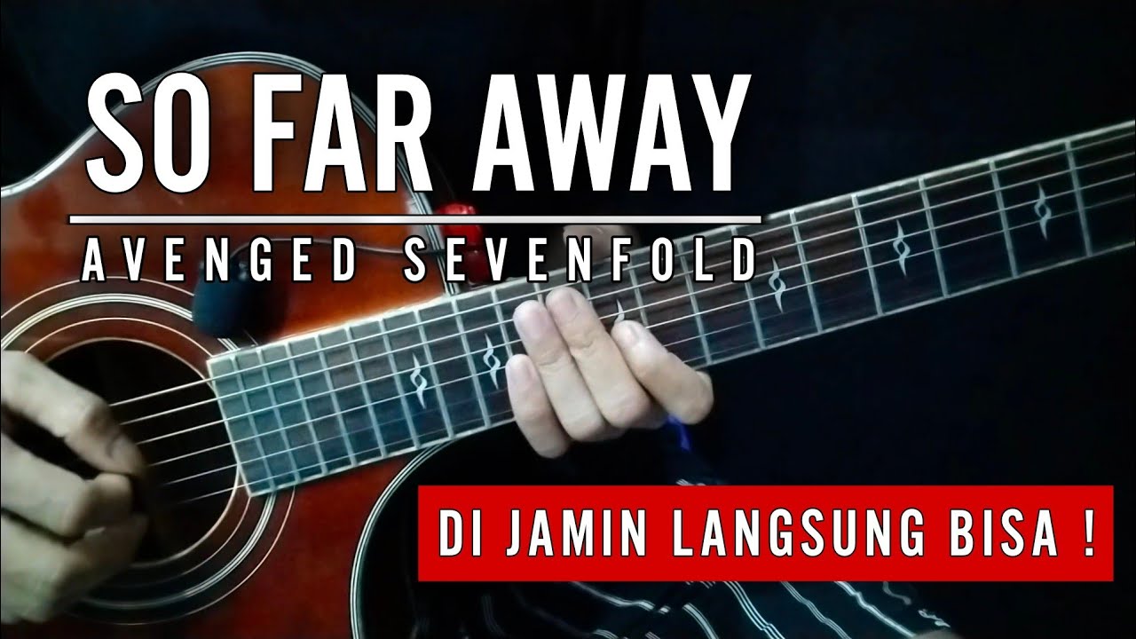 Tutorial melodi so far away mudah acoustic