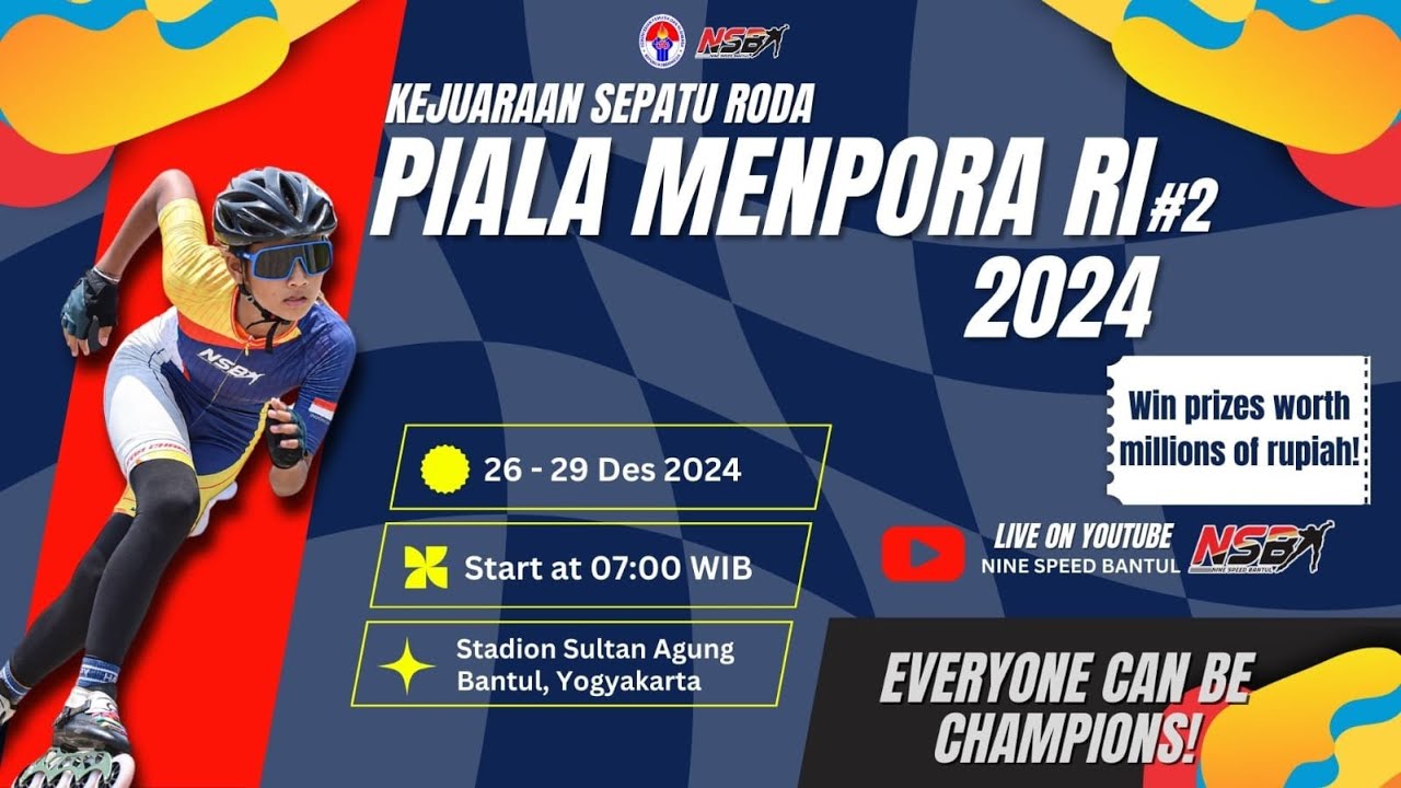 Kejuaraan Sepatu Roda | Piala Menpora Ri#2 2024  Day 1