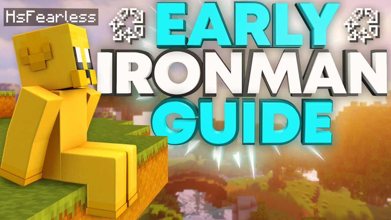 Полное руководство по игре Ironman EARLY | Hypixel Skyblock