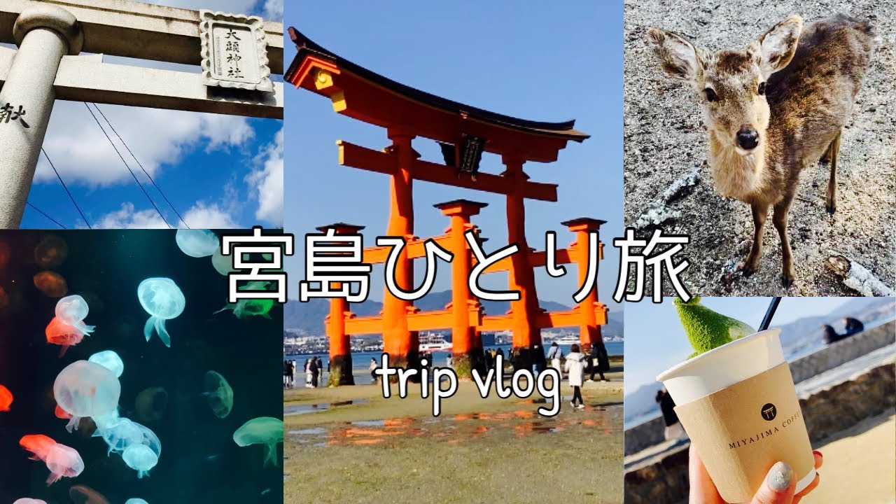 【のんびり一人旅】広島1泊2日【前編】　厳島神社、宮島水族館、大頭神社