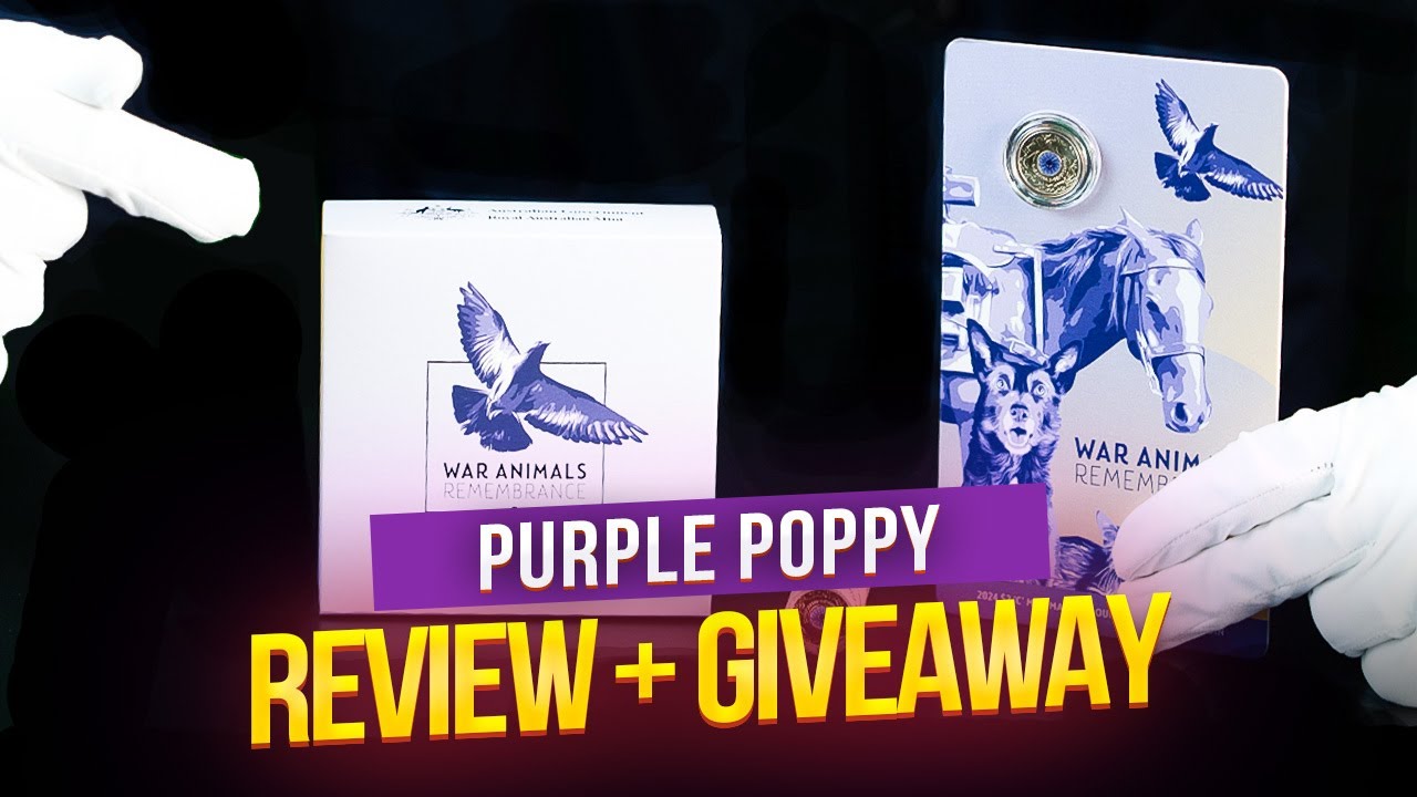 GIVEAWAY + REVIEW of the Purple Poppy Coins by the Royal Australian Mint