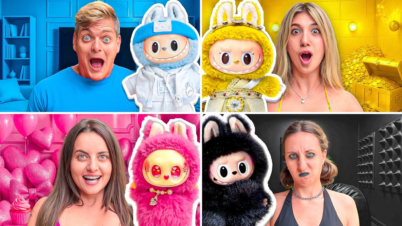 SOPRAVVIVIAMO NEL COLORE NEL NOSTRO LABUBU CHALLENGE !