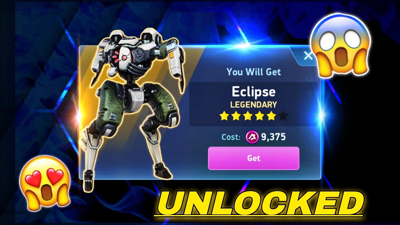 Finally I unlocked 🔓 Eclipse in mech arena 🚀🔥