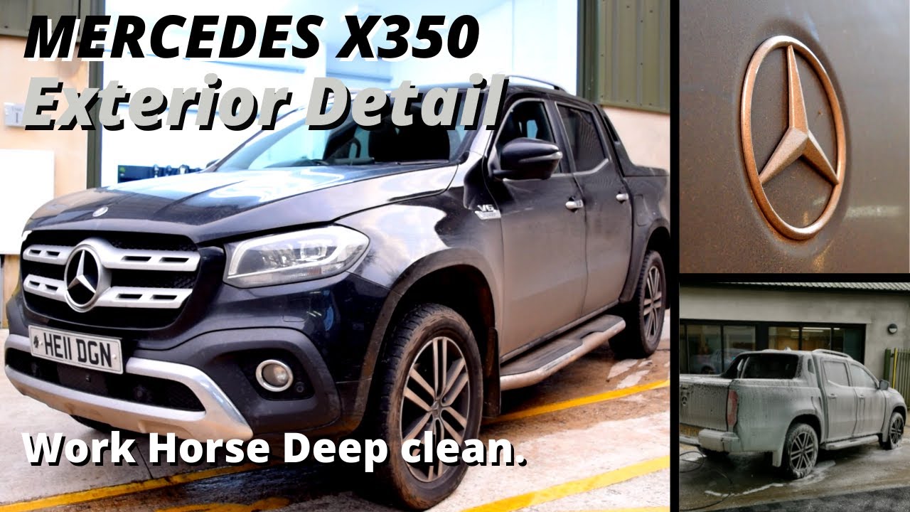 Filthy Mercedes-Benz Truck Gets a Winter Wash - Detailing - Snow Foam Wash - ASMR -