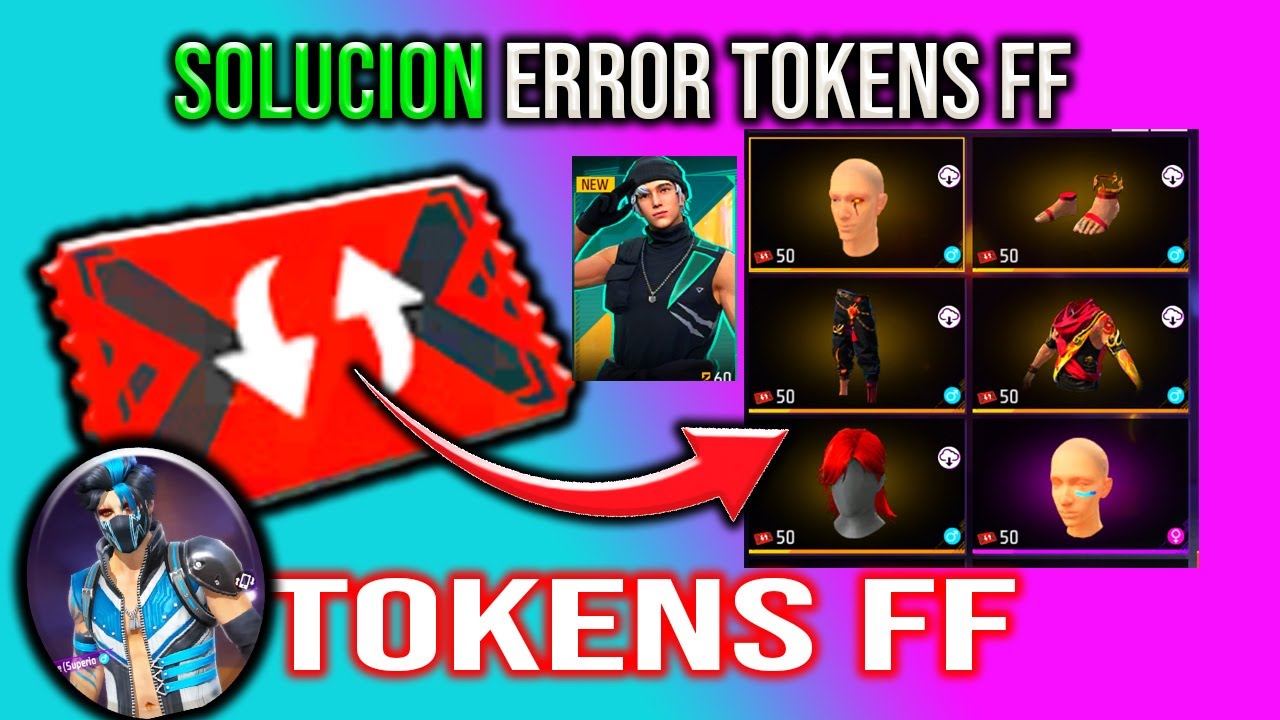 SOLUCION TOKENS FF PORQUE NO PUEDO DESCARGAR LA ROPA O SKINS TOKENS FF RESPLANDOR ARDIENTE FREE FIRE
