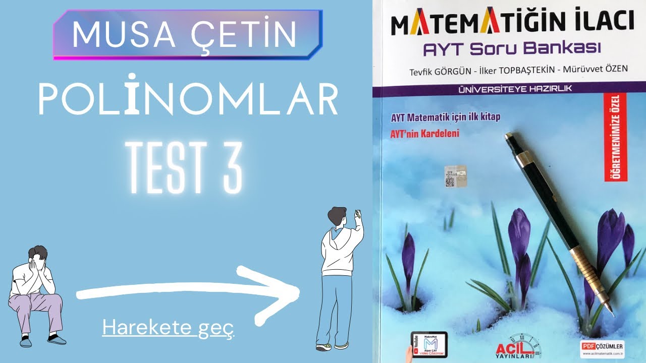MATEMATİĞİN İLACI AYT SORU BANKASI - Polinomlar Test 3 sayfa (11-12)