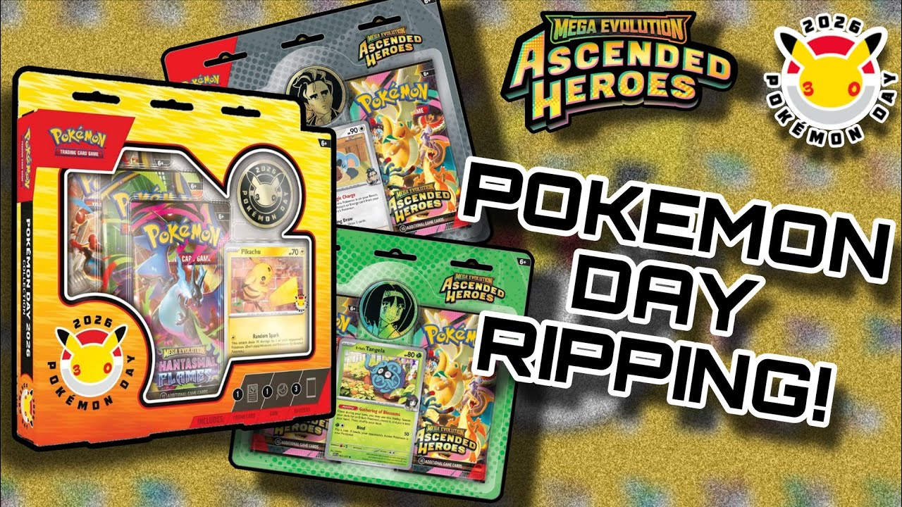 Ripping some Ascended Heroes and the SPICY 30th Pokemon Collection!