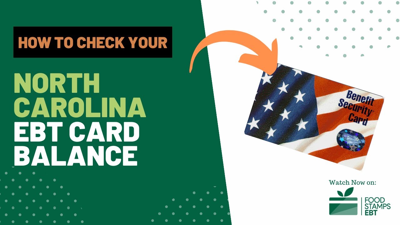 How to Check North Carolina EBT Card Balance