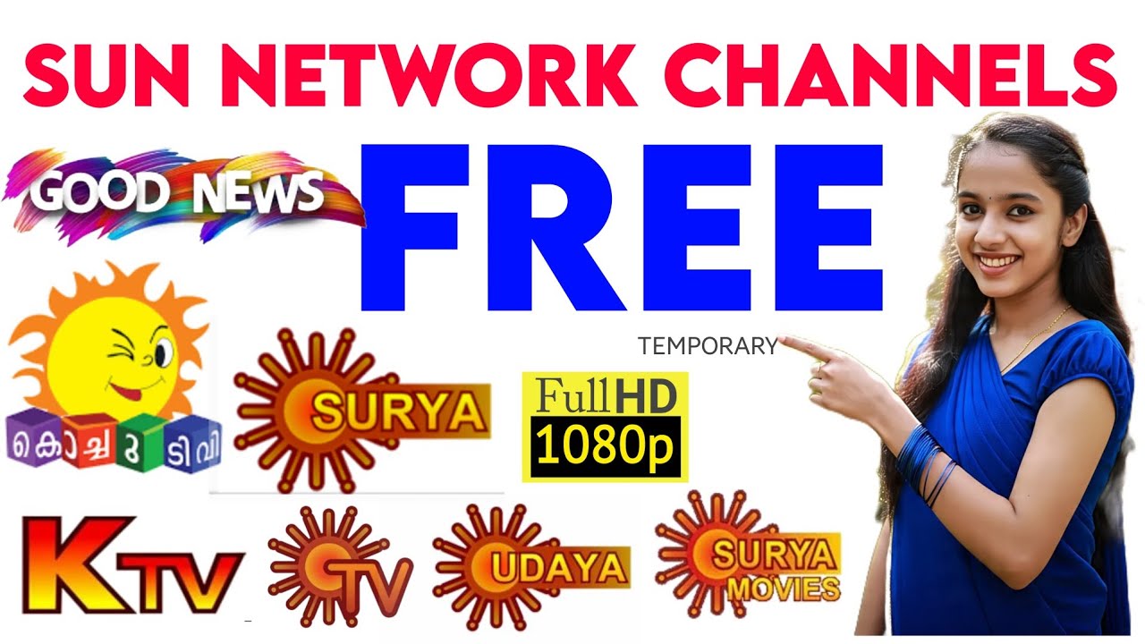 Sun network tv channels | Measat 3 @91.5&deg;e new update | Temporary free now Sun network tv channels